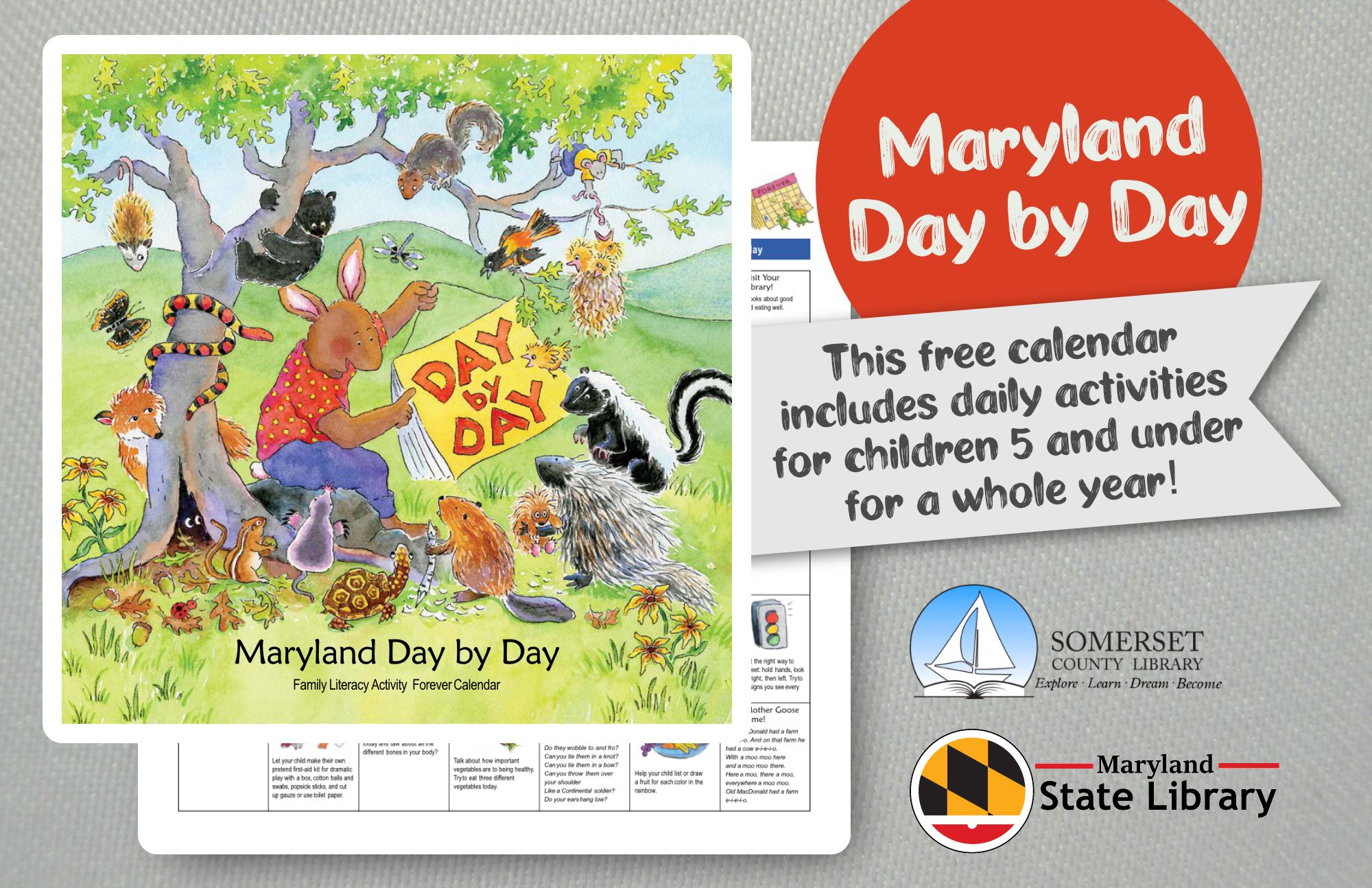 Maryland Day by Day Calendar