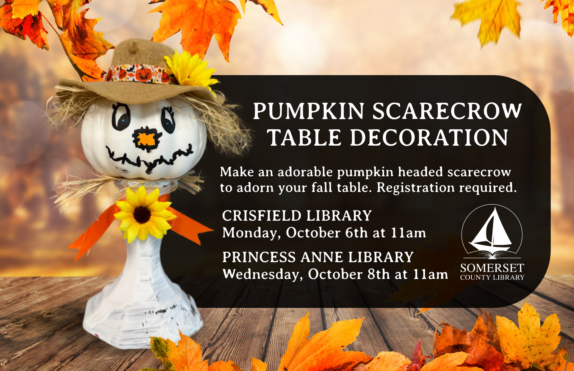 Pumpkin Scarecrow Decoration