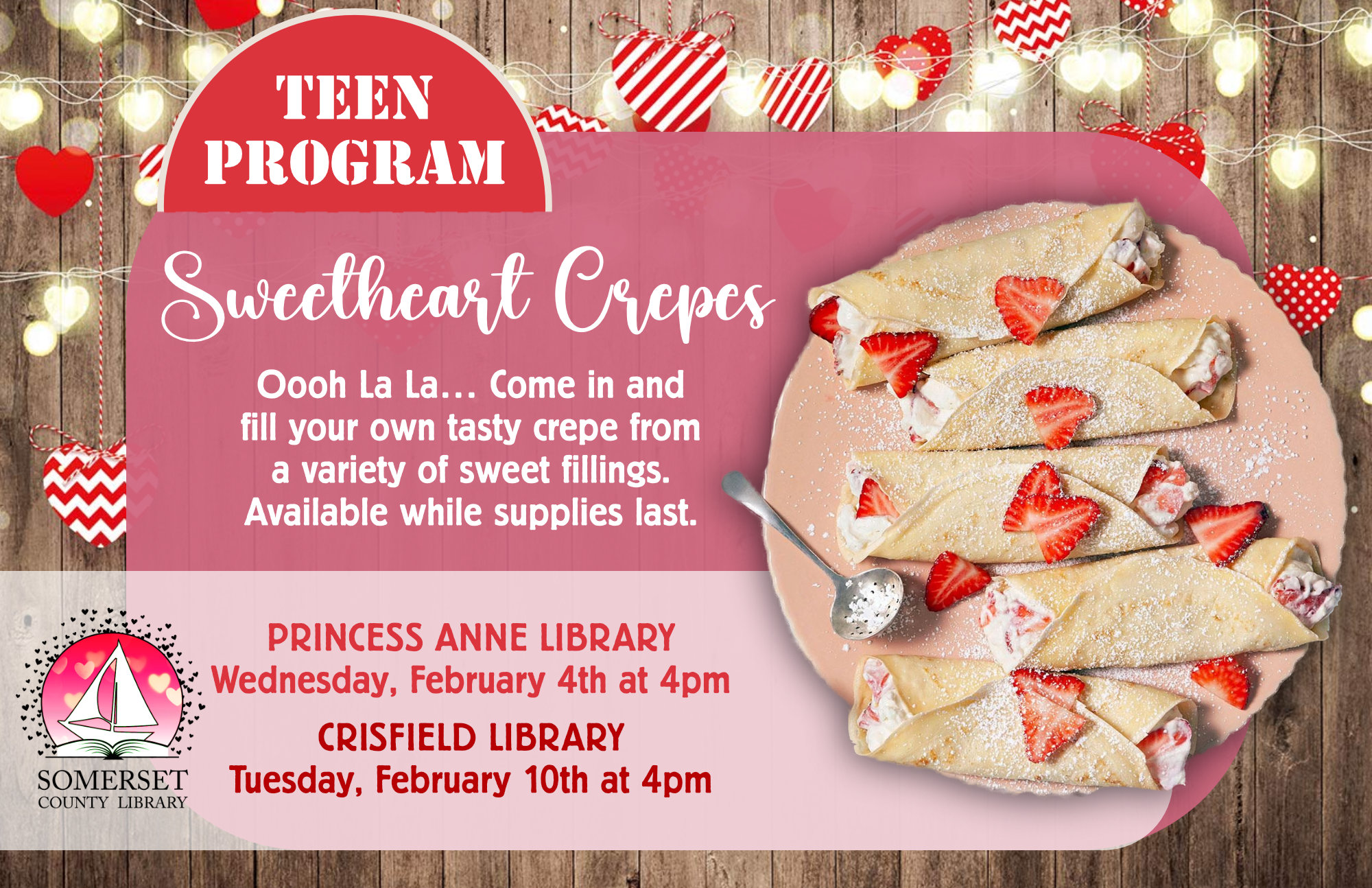Sweetheart Crepes
