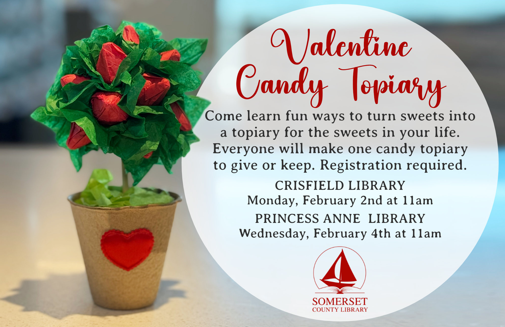 Valentine Candy Topiary