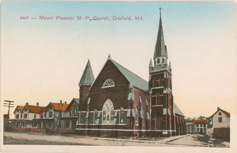 Front Side of Post Card, Mount Pleasant United Methodist Church
